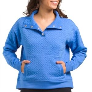 Tommy Bahama | NWT | Everyday Active Quilted Pullover | Blue | Small